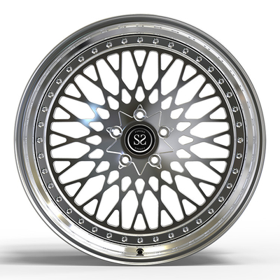 Lustrado 2 partes forjadas roda bordas da liga de alumínio para Mercedes Benz C63 18 19 20&quot;