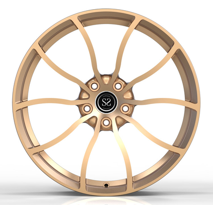 parte Monoblock Champagne Gold Wheels For forjado de alumínio BMW 520d F10 do PC 20inch 1