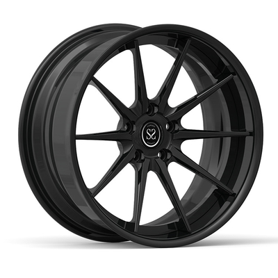 a liga preta de Mercedes Benz Forged Wheels Custom Aluminum do cetim 19x9.5 orlara 5x112