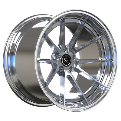 Liga de alumínio feita sob encomenda de 2-PC Audi Forged Wheels Rims For Q4 RS4 Q5 Q7 TTRS 6061-T6