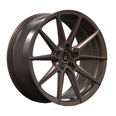 Os discos de bronze escuros as rodas 19inch de 1 parte para Audi S4 Monoblock forjaram bordas luxuosas