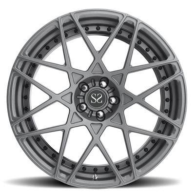 Alloy Custom Rims 1PC roda forjada para Land Rover Ferrari preto 18 19 polegadas 5x112