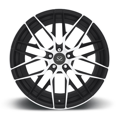 Cara da Máquina Negra Para rodas C63 2-PC 18 19 20 21 22 polegadas Forjado Alloy Custom Rims