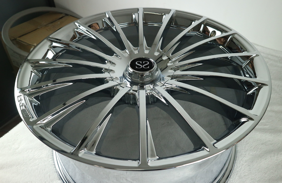 22 20 polegadas para o Benz s65 5x112 forjaram bordas das rodas de carro da liga de alumínio do cromo do monoblock