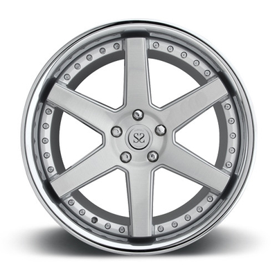 2-piece forjou o fornecedor da roda de carro fabrica todo o tipo da liga de alumínio da borda 5x112 6061-T6 da roda do mercado de acessórios