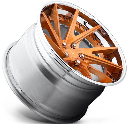 As bordas forjadas 2-Piece forjaram as rodas para Tesla Audi	SQ5/19&quot; as rodas da liga orlara 5x112