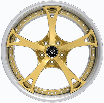 o alumínio 5x112 5x120 de 20 bordas da polegada roda para as rodas forjadas resistentes do mercado de acessórios do carro