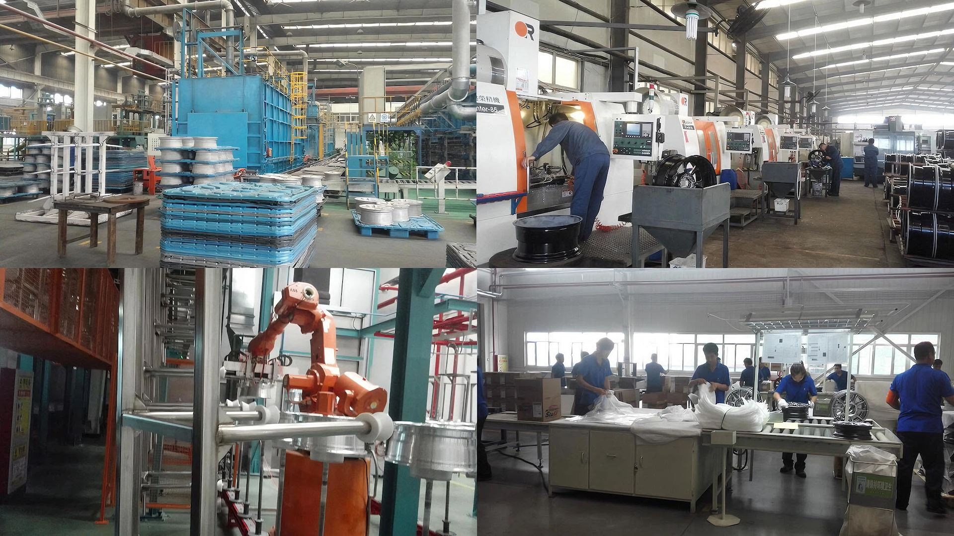 qualidade 1 parte forjou as rodas fábrica