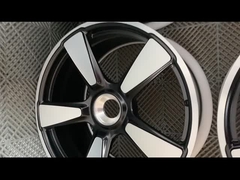 1 peça Polish Staggered Wheels para Porsche 911 Turbo