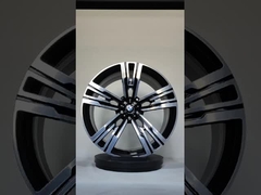 Custom Forjado 1-PC Brilhante Preto Lustrado Face BMW Rims