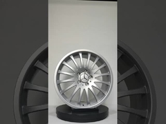 18x8.5 Gloss Silver 1 peça rodas forjadas para Mercedes Benz S500 1998