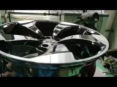 Rodas Forjadas 1-PC Pretas Brilhantes Estilo Réplica Audi com Acabamento Maquinado