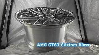 Jantes forjadas personalizadas 2-PC 22x10 e 22x12 polidas para AMG GT63