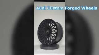 Jantes forjadas Multi Spokes Satin Black 1-PC 18",19",20",21",22" e 23" para Audi