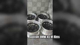 BMW X5 M F95 Jantes personalizadas de 2 peças com acabamento polido e preto brilhante