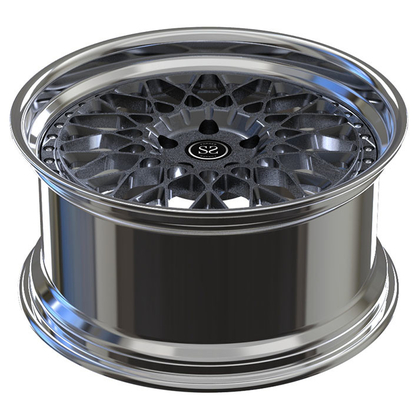 Aros de liga de alumínio forjado personalizados de 20&quot; VW Transporter 5x120 lábio polido + disco preto