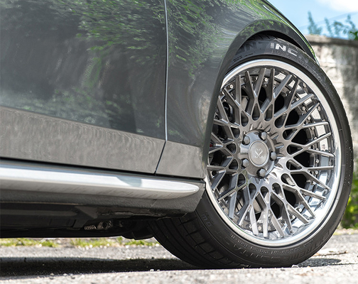 2-PC 18 19 20 21 22 polegadas polidas para Audi S4 Jantes forjadas de liga de alumínio rodas personalizadas