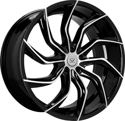 17 polegadas de PCD 5*114.3 forjaram a roda côncava da liga do monoblock para bordas do cromo de Lexus