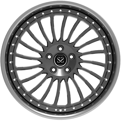 a borda de 19 polegadas forjou a roda de alumínio do alumínio do carro das placas da roda