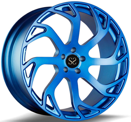 20 rodas forjadas azuis feitas sob encomenda feitas da liga 6061-T6 de alumínio para Ford 5x108
