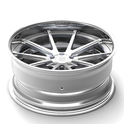 A liga de alumínio roda 21 polegadas de Audi Rs 6 rodas forjadas de duas partes 5x112