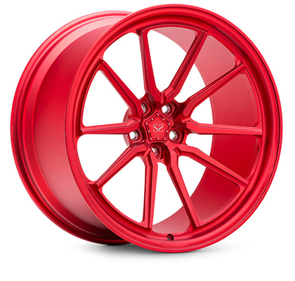 Os doces Porsche liso vermelho forjaram o carro das rodas 24inches personalizado para o carro da GT