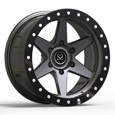 21cm Monoblock 1 parte forjou bordas da liga do carro desportivo do fechamento do grânulo do metal de arma das rodas