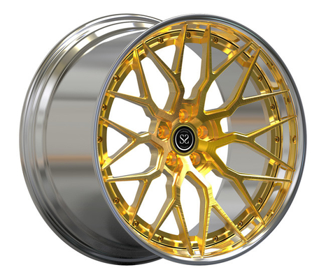 Desconcertado 2 partes 21x10 forjou as rodas a parte traseira da parte dianteira 22x12 que lustrou Ferrari 812 bordas