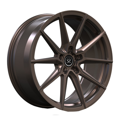 O PC de bronze escuro do raio 1 forjou as rodas 19inch desconcertado para bordas luxuosas do carro de Audi S5