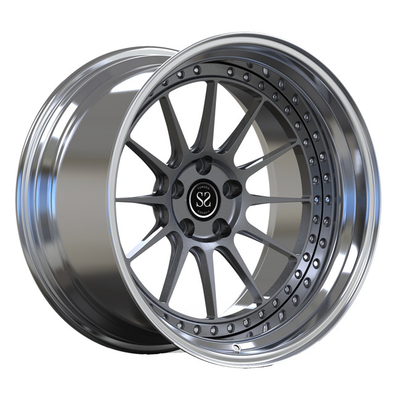 O costume pisado polonês dos bordos orlara as rodas 20inch para a parte Grey Spokes de Audi S3 2