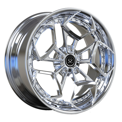 Chrome roda a etapa feita sob encomenda forjada 2 partes orlara 20inch para Mercedes Benz A35