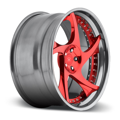 19x9.0 3PC forjou bordas da liga de alumínio para o GOLFE Mk6 GTD
