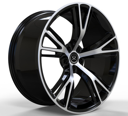 Monoblock as rodas de 1 parte para o Gran Coupe 22inch de F06 BMW M6 desconcertou bordas do brilho