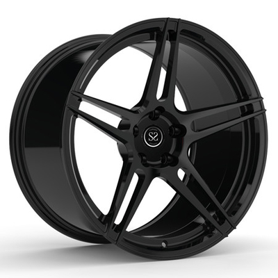 Monoblock as rodas de 1 parte forjou bordas para o preto Hyper côncavo da GT 19inch do mustang