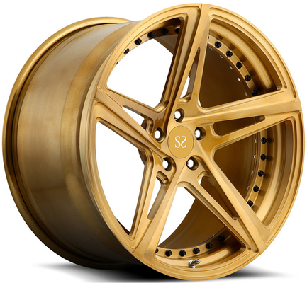 A prata Hyper preta forjou as rodas que das bordas de 2 partes Chevrolet Corvette C8 desconcertou 21inch