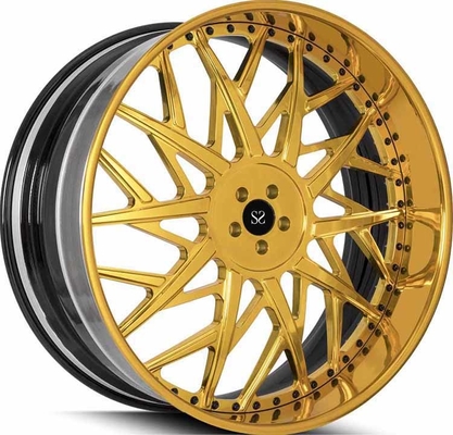 3PC feito sob encomenda forjou as rodas da liga de alumínio 18 19 20 21 22 bordas do carro para Nissan A6061 GTR