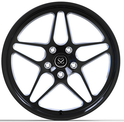 Honda Civic R FL5 forjou o brilho de alumínio Black+Milling das rodas 9.5Jx19 ET60 de 1 parte