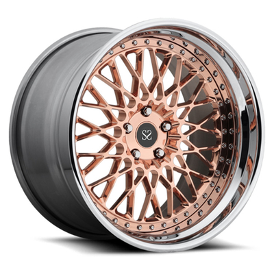 O bordo lustrado 3PC feito sob encomenda forjou as bordas 21x11 das rodas para Audi RS7