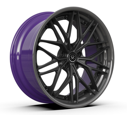 5x112 forjou as rodas de Monoblock para o metal de arma escuro lustrou BMW 5 bordas 20inch