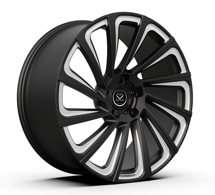 rodas forjadas da classe de Matte Black Milled Mercedes Benz G das bordas de Monoblock de 23inch 23 x 11