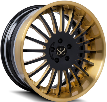 O bordo escovado feito sob encomenda liga forjada 3 partes orlara 20 X12 e 21 x 13 para Audi 2020 R8