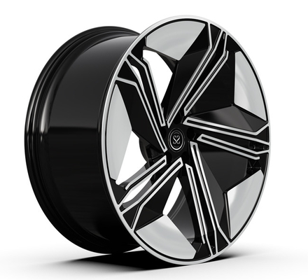 O preto forjado côncavo profundo da borda 23x10.5 da roda de Monoblocok fez à máquina a cara Audi RS Q8
