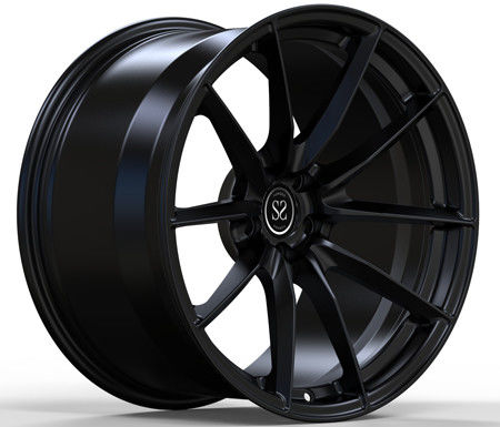 1 parte 18X10.5 forjou bordas do carro de Matte Black Deep Concave Custom das rodas