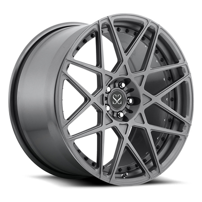 Alloy Custom Rims 1PC roda forjada para Land Rover Ferrari preto 18 19 polegadas 5x112