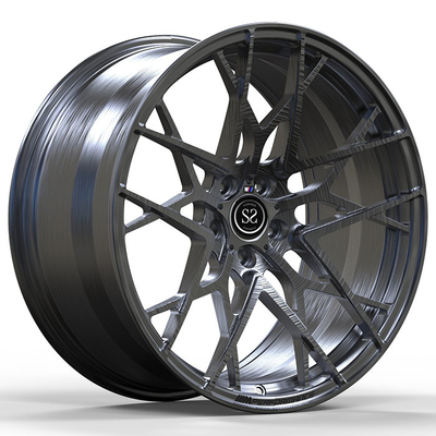 8.5Jx21 ET25 E 10Jx21 ET41 Borracha escura Tuning personalizado aro forjado para BMW ALPINA B7 G12