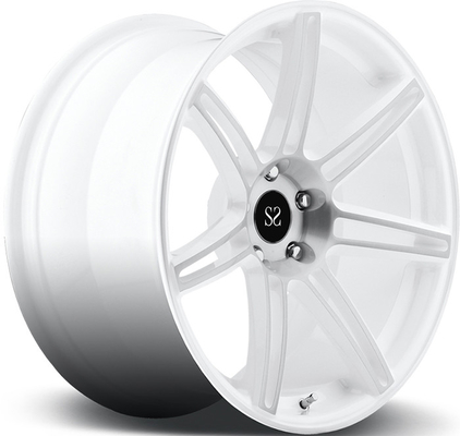 5x112 1pc Forjado Styling de liga Custom Wheels 18 polegadas Branco Para Golf GTI Jantes