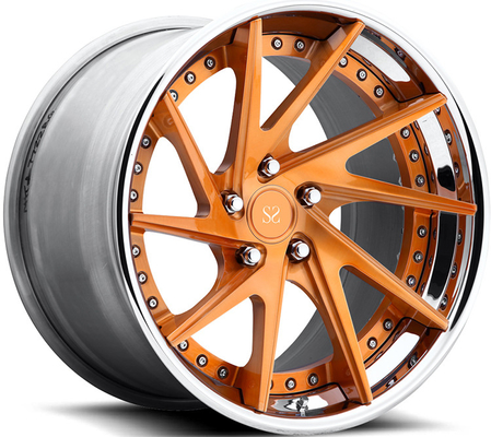 Para Rolls-Royce Jantes polidas 18 19 20 21 22 polegadas 2-PC Forjado de liga de alumínio rodas personalizadas