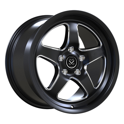 Audi A6 C8 2018-2023 20x8.5 Brilhante Preto Macinado 1 peça Jantes Forjados