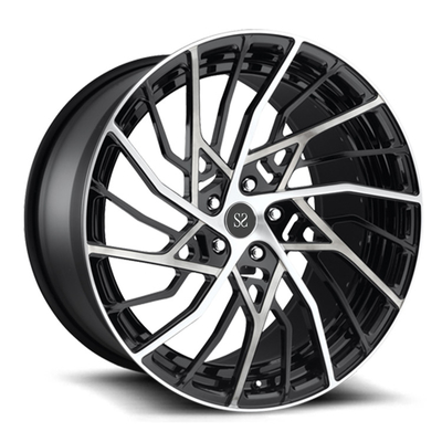 Rodas de prata forjadas Monoblock 21 polegadas Staggered para Ferrari 488 Custom Rims