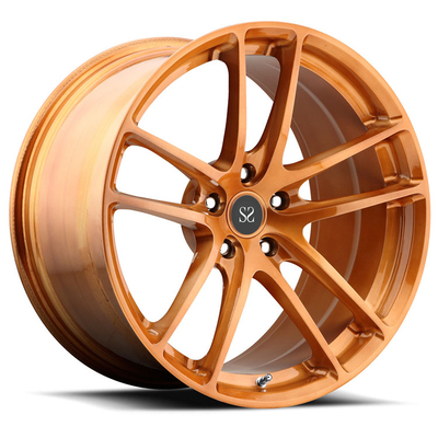 18 polegadas 1 peça de liga de alumínio forjado para rodas RS3 Orange Custom Luxury Rims